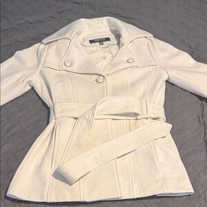 Express Cream Trench Coat for Women